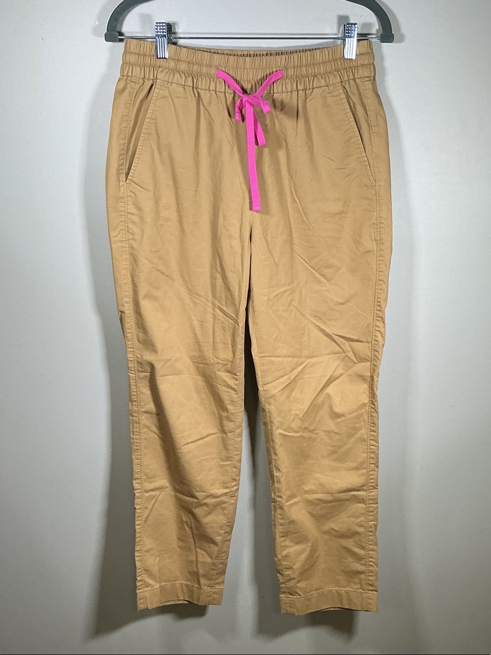 J.Crew Re-Imagined Tan Drawstring Jogger Pants Small